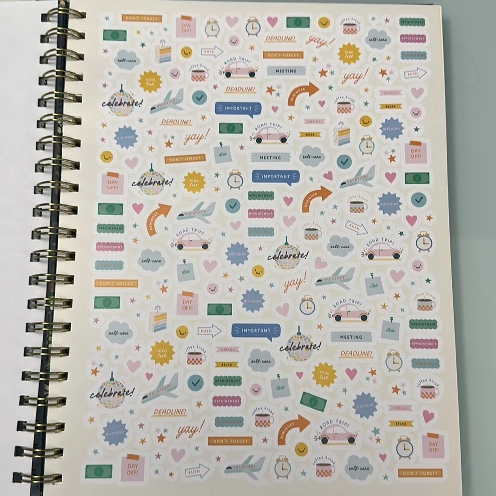 NWT Orange Circle Studio 17-Month Planner